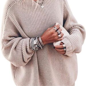 Ugerlov Chunky Knit Crew Neck Sweater